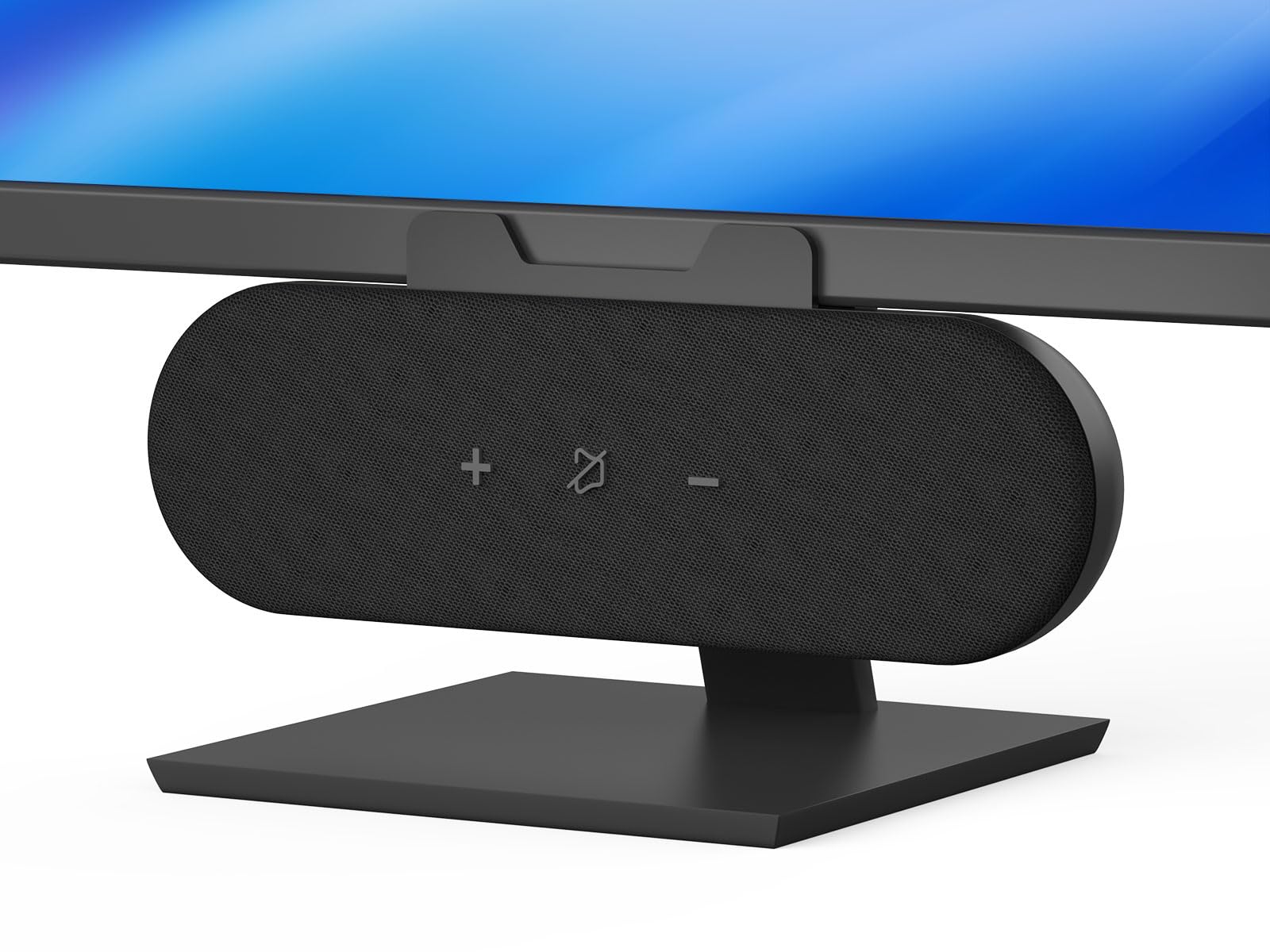 ZETIY Altavoz de PC de 12 W, barra de sonido con monitor USB, diseño de clip, mini caja de altavoces para portátil, sonido estéreo HD, Plug & Play para ordenador, escritorio y portátil