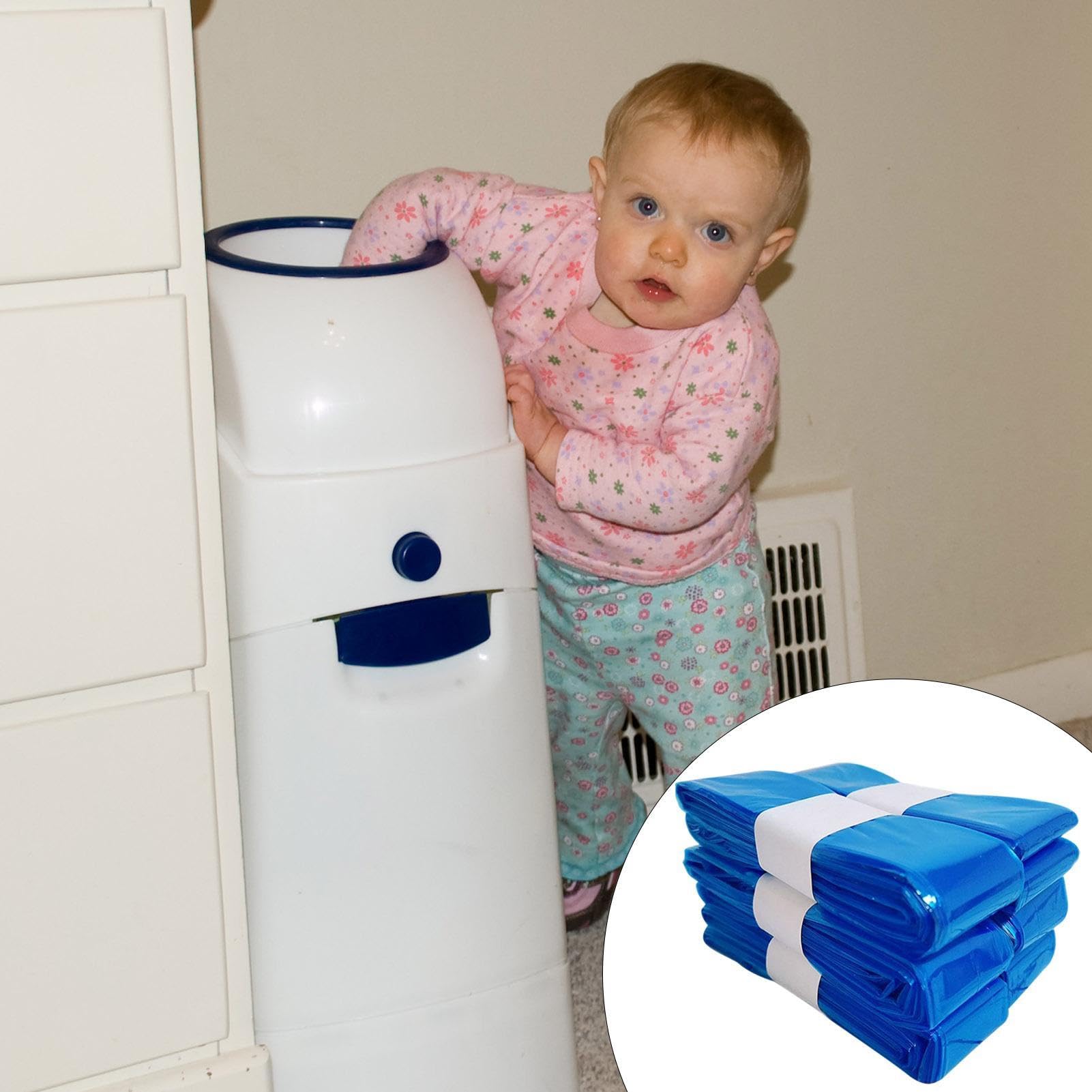 Windelmüllbeutel, 1/2 Stück – Windeleimer, Abfall-Wickeltaschen, exquisit verarbeitet, 10 Stück Kotbeutel, Abfallbeutel, Baby-Windel-Ersatz für Badezimmer, Schlafzimmer, Kinderzimmer, Reisen