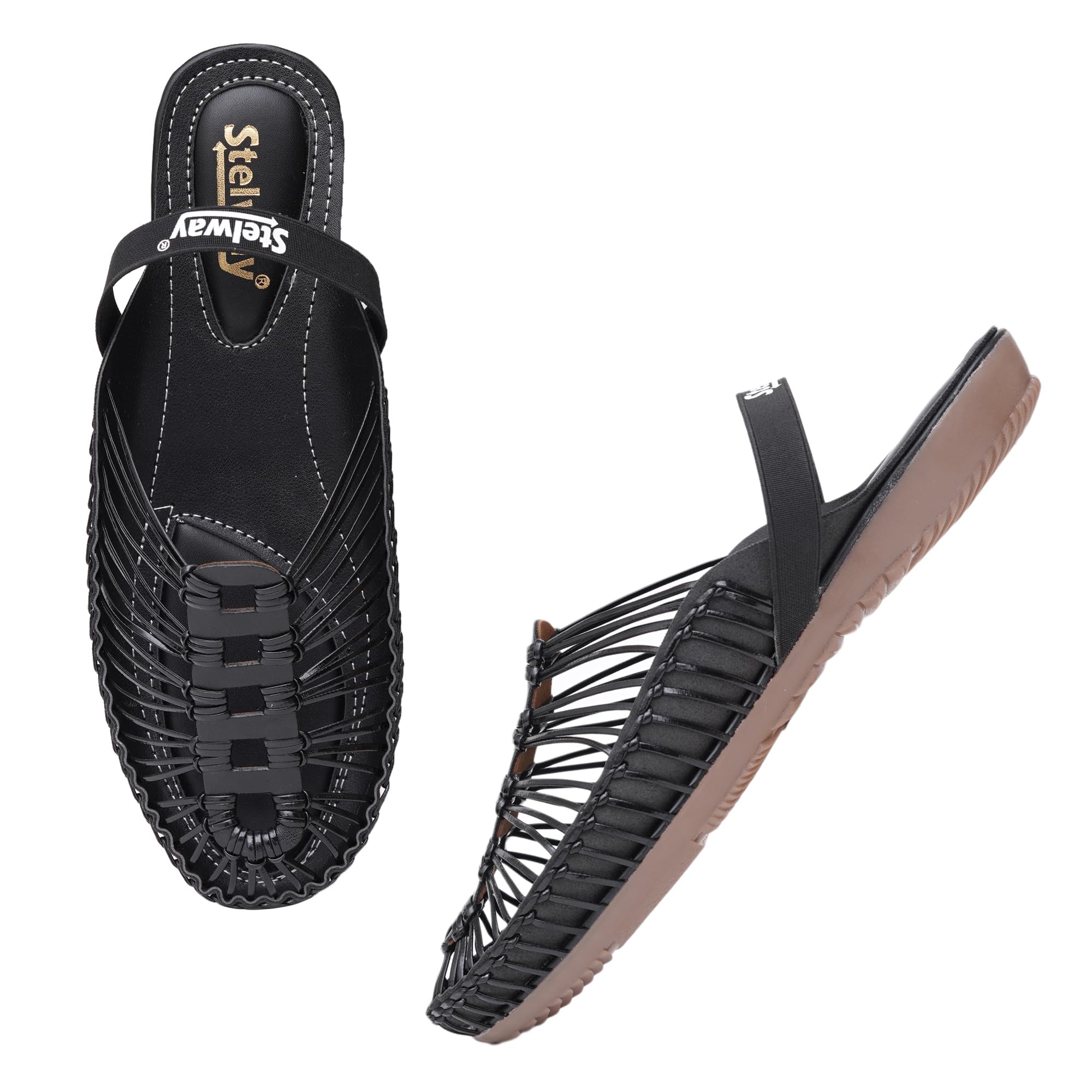 Footwear Sandals for Women and Girls || Heel Type: Flat || Toe Style: Round Toe.-image-49