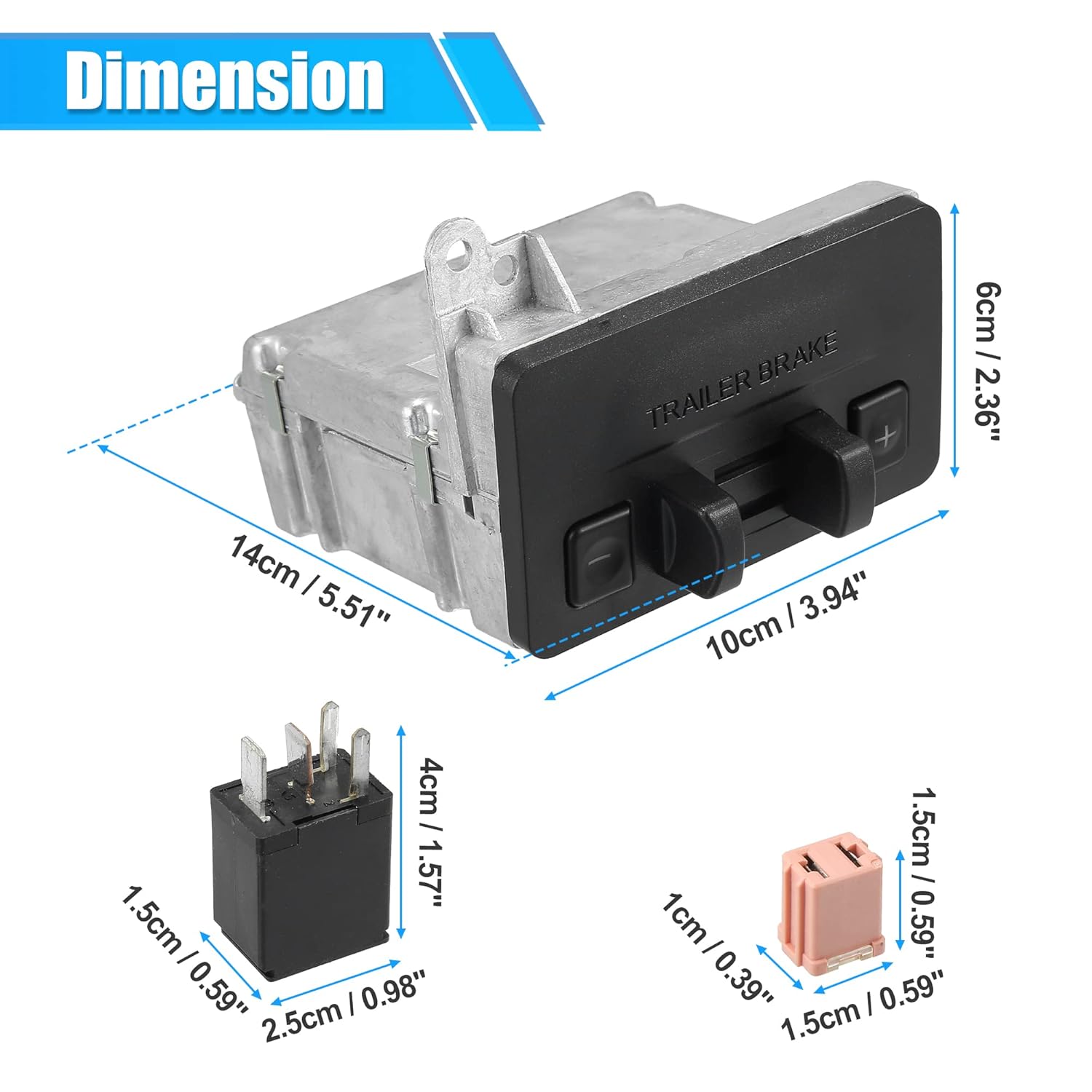 X AUTOHAUX BL3Z-19H332-AA Trailer Brake Control Switch for Ford F-150 2011 2012 2013 2014 Truck Trailer Tow Trailer Brake Controller Module