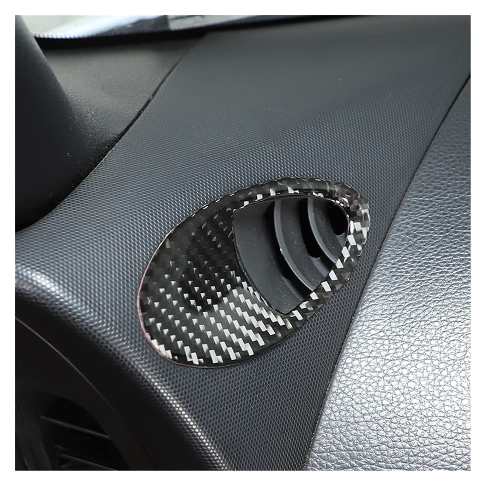 Pasuje do Nissan 350Z Z33 2003-2006 deska rozdzielcza samochodu z włókna węglowego wylot powietrza udekoruj naklejka ochronna Auto akcesoria do przycinania straż zestawy naklejek