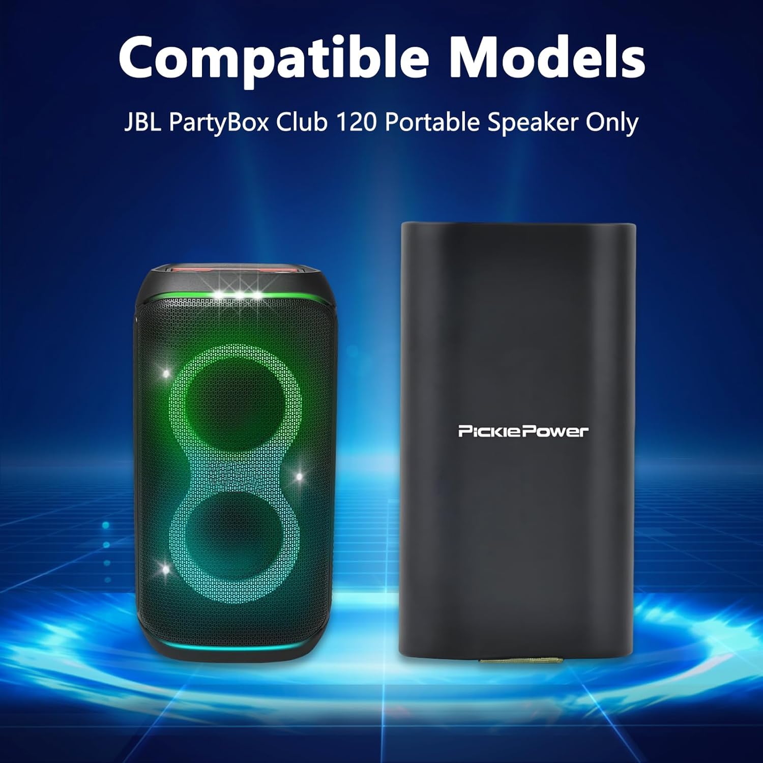 Pickle Power Replacement for JBL Battery 200, 5000mA Rechargeable Battery Compatible with JBL PartyBox Club 120 Portable Speaker Only - Image 2