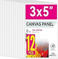 Vista 42 de PHOENIX Paneles de Lienzo para Pintura 6x8 Pulgadas, Paquete de 24 - 8 Oz Tablas de Lienzo de Algodón 100% Triple Impregnadas y Libres de Ácido