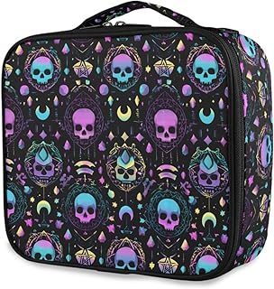 ALAZA Skull Magic Circle Pattern Cosmetic Mak...