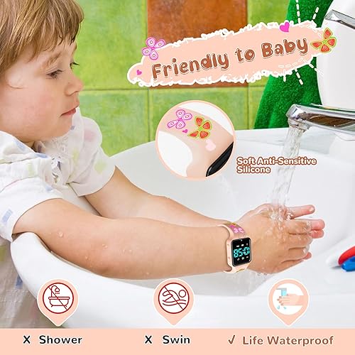 Vista 58 de NN BEN NEVIS Potty Training Watch, Digital Toddler Watch with Countdown/Music/Alarm Clocks/Vibration Reminder and Waterproof, Remind Toddler to Go
