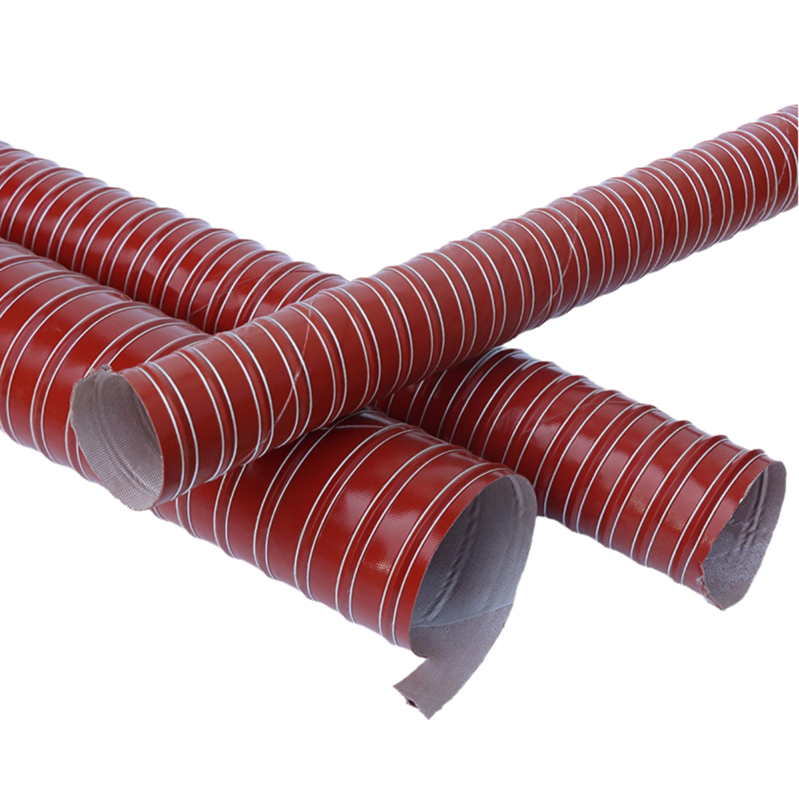 Manguera De ExtraccióN Flexible​,Tubo Flexible De Salida De Aire,Tubo Salida De Gases Calentador,ExtraccióN De Aire Acondicionado PortáTil,Conductos De Alta Temperatura