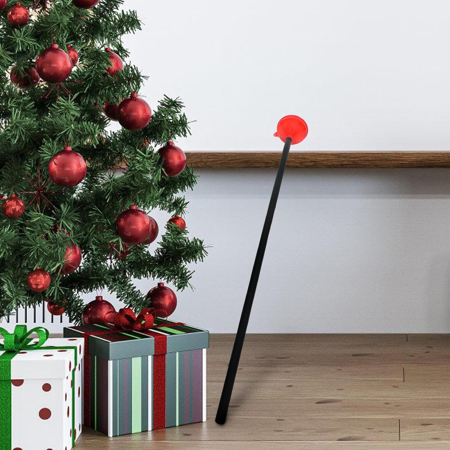 Housoutil Christmas Tree Watering Funnel System with Long Spout Plastic Xmas Tree Watering Tool for Indoor and Outdoor Plants