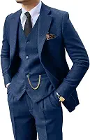 Terno retrô de 3 peças tweed espinha de peixe ternos masculinos slim fit noivo smoking conjunto de formatura marrom cinza jaqueta blazer calça colete