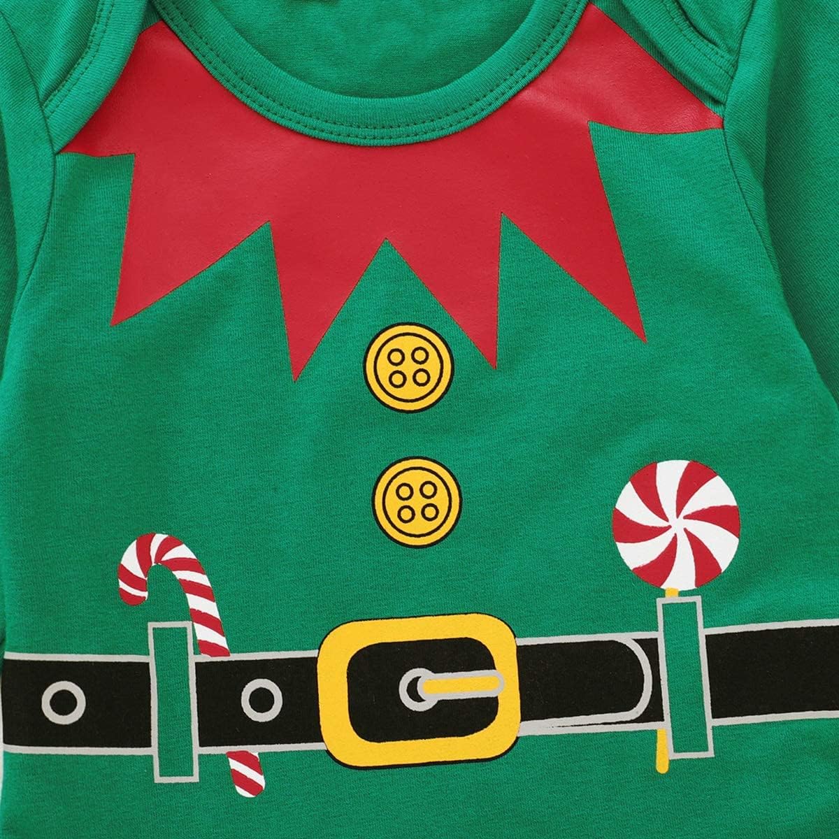 Baby Christmas Outfit Newborn Xmas Clothes Elf Bodysuit