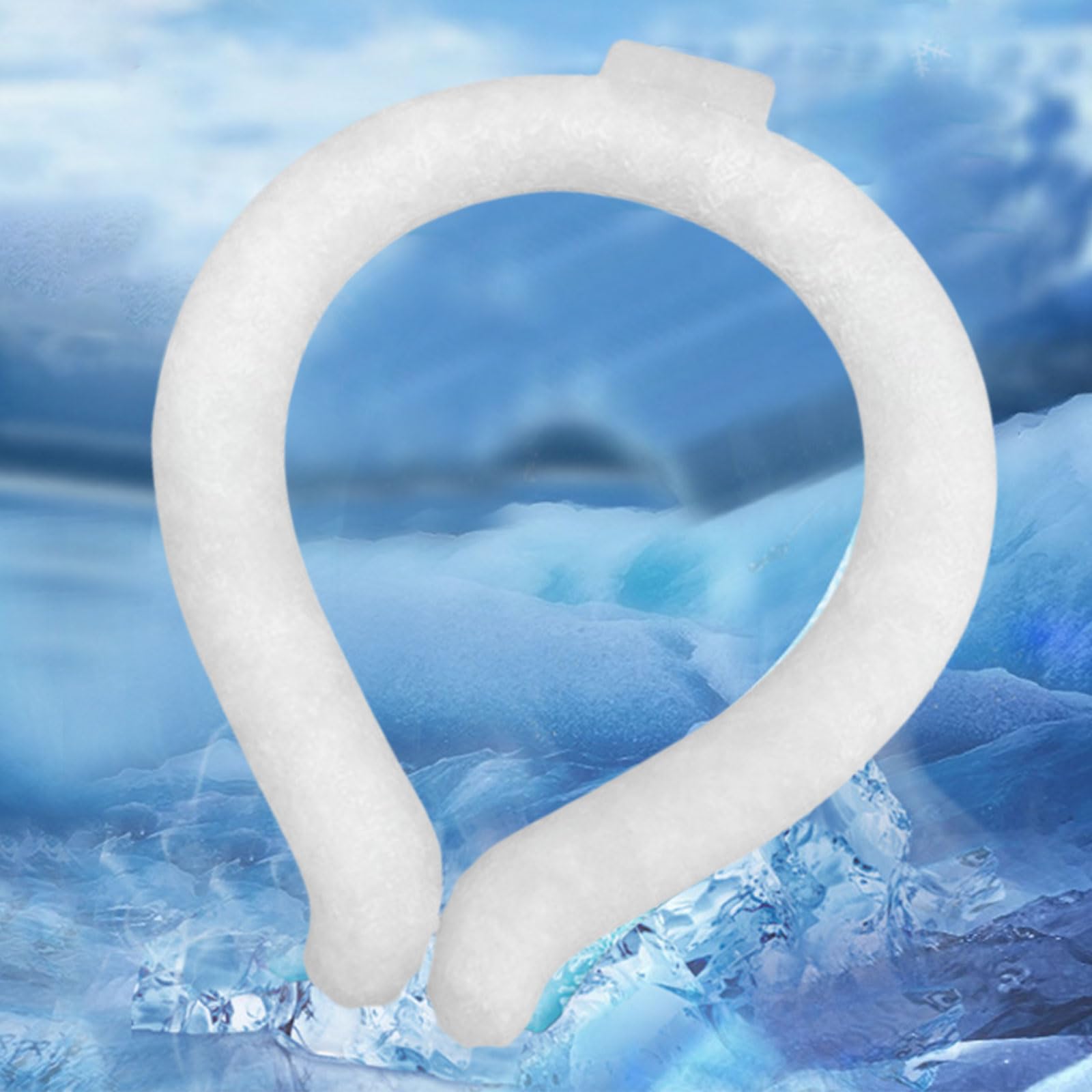 Magic Gel Halsring-Kühler – Tragbarer Kühlring für den Nacken – Wiederverwendbares Kühlgel-Wrap für Sportler & Outdoor-Arbeiter