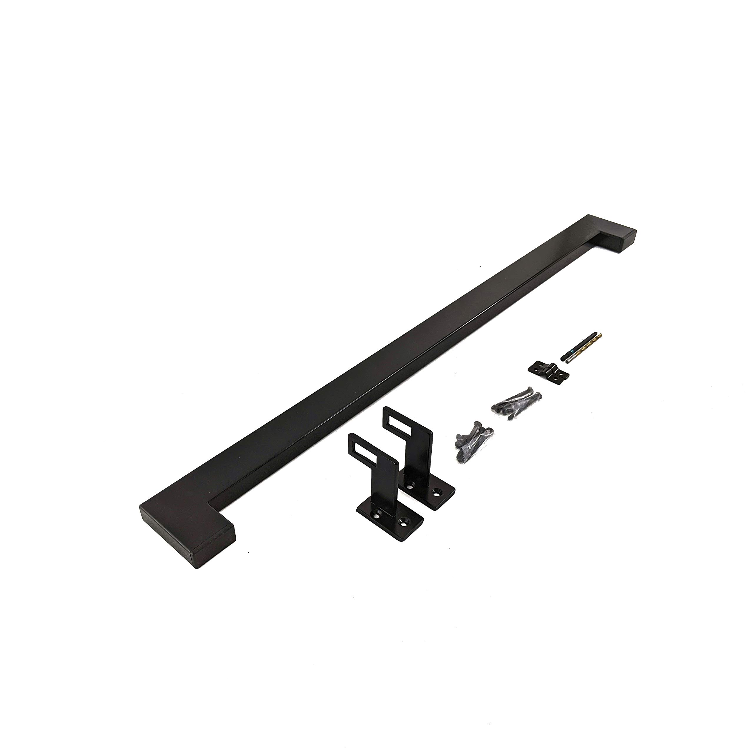 Buy Modern Aluminum Handrail Grab Bar Kit, Adjustable Steel Brackets