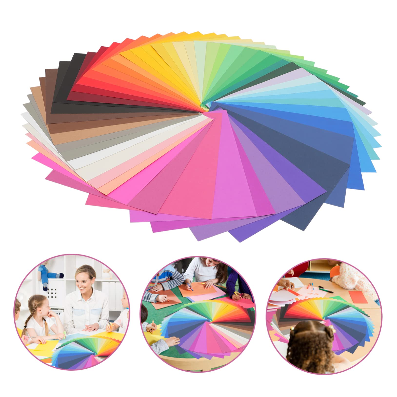50 Blatt Origami-papier Bastelpapier Diy-faltpapier Malmaterial Für Kinder Zeichenpapier Kartenpapier Für Bastelarbeiten
