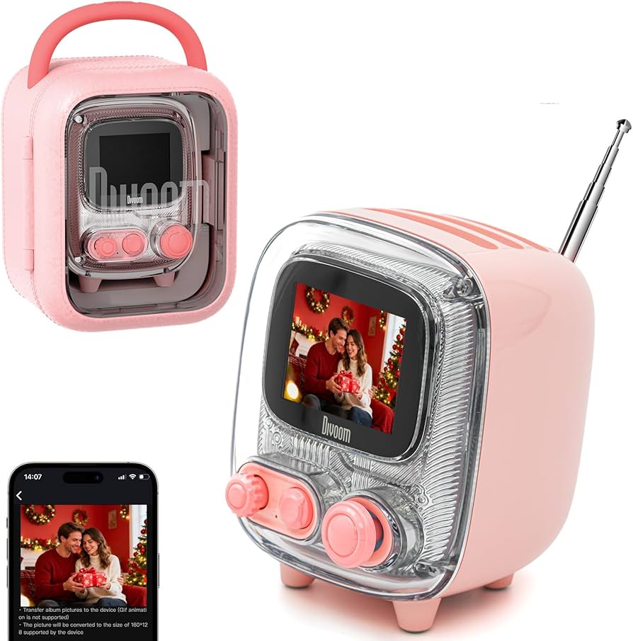 Amazon.com: Divoom Tiivoo-2 Retro Bluetooth Speaker with FM Radio