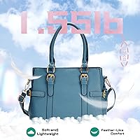 Vista 8 de Bolsos de mano de cuero de moda para mujer, bolso de hombro, asa superior, bolso de otoño