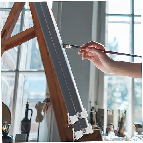 Miniatura 7 de 5 clips de lona húmeda, marco de pintura al óleo de acero inoxidable, clip de separación para enmarcar fotos, suministros de arte, plata