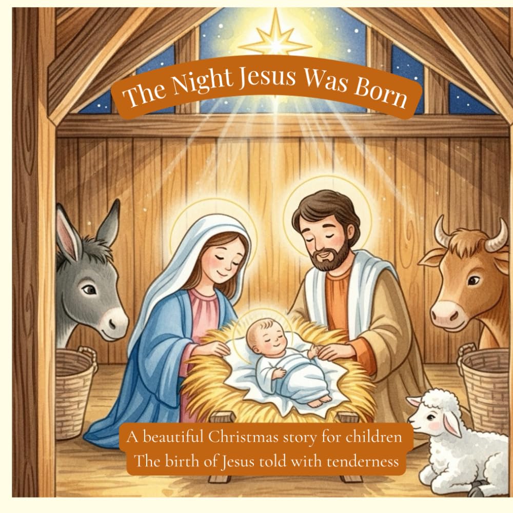 The Night Jesus Was Born: A beautiful Christmas story for children — The birth of Jesus told with tenderness