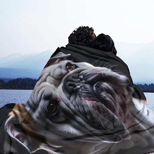 Miniatura 7 de Manta de franela transpirable, manta mullida y acogedora para todas las estaciones, divertidas mantas decorativas para fiestas, regalo para