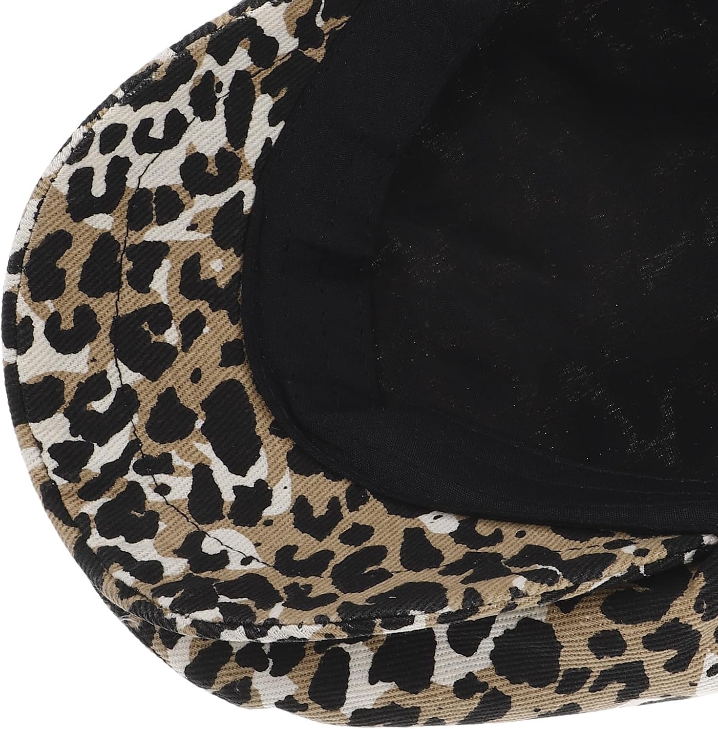 FOMIYES Leopard Print Newsboy Hat Beret for Women and Men, Adjustable Painter Cap with Corduroy Fabric, Spring Autumn French Style Artist Hat for Casual and Party Wear