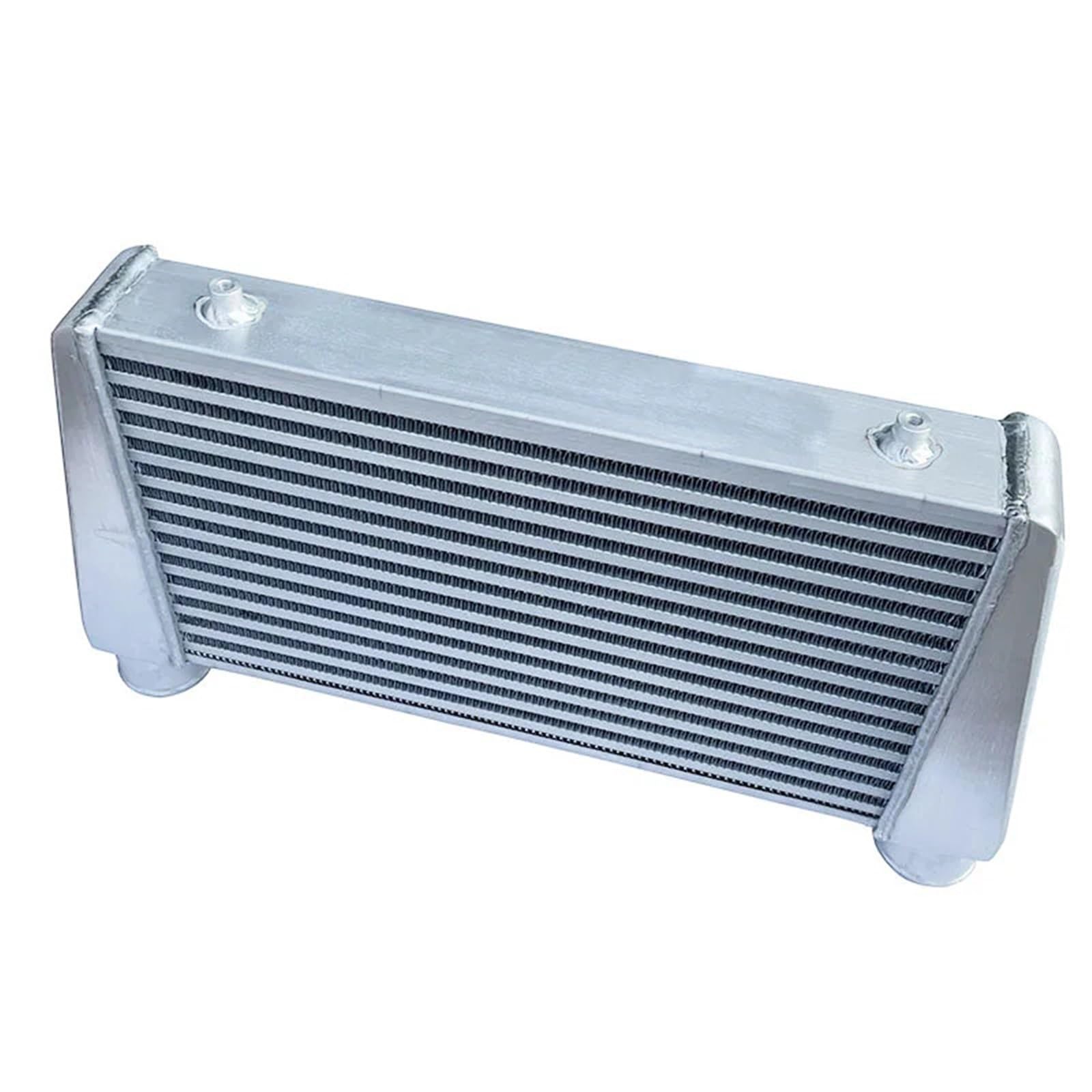 Hgddbae One Color Cooled Intercooler Turbo Intercooler Aluminum Intercooler Universal 460X280x76mm Radiator Inlet 65Mm 2.5Inch Outlet Cold Air Intake For Turbo Radiador