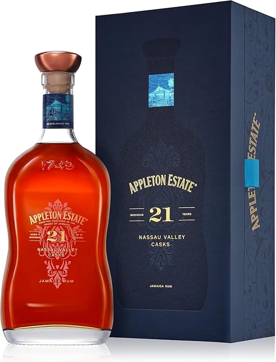 Ron Appleton Estate 21 Años Jamaica Nassau Valley 43% Vol. 0,7l con Estuche