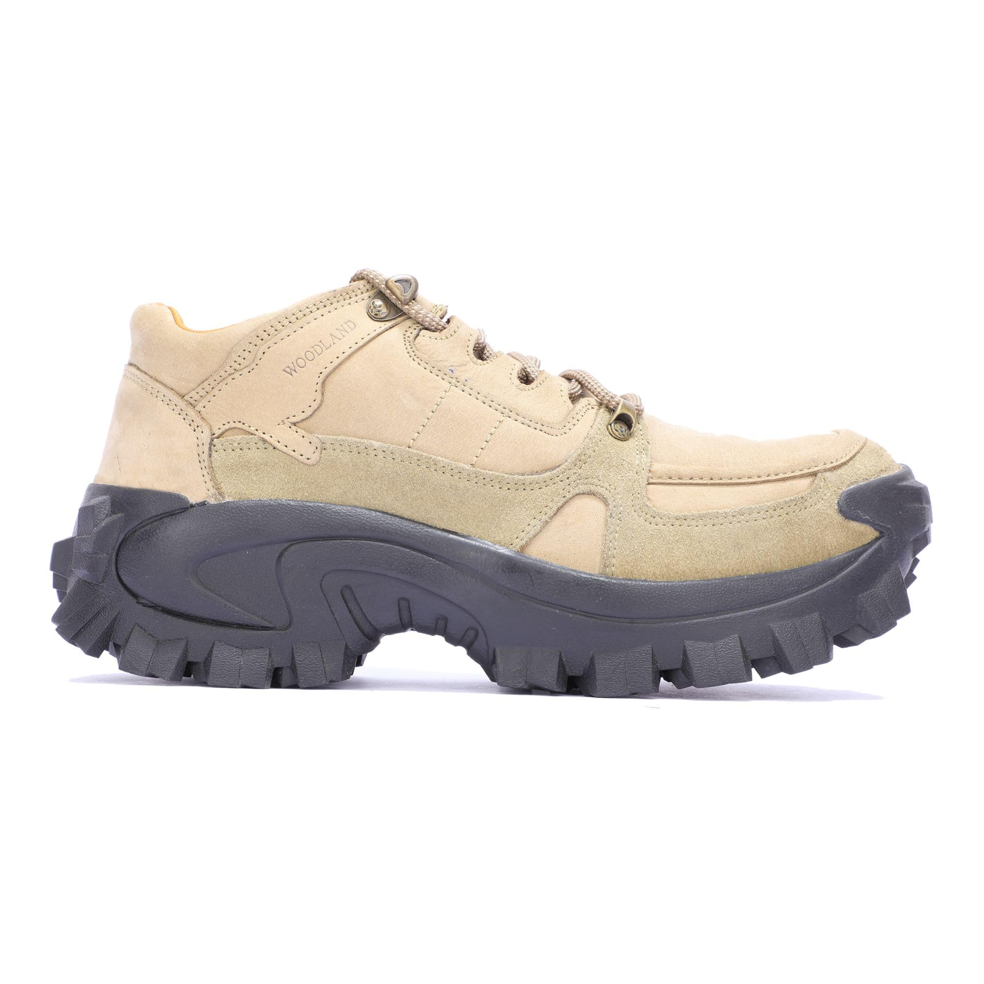 Woodland Men's Khaki Leather Sneaker Casuals 11 UK/India (45 EU)-(OGC 0110105)