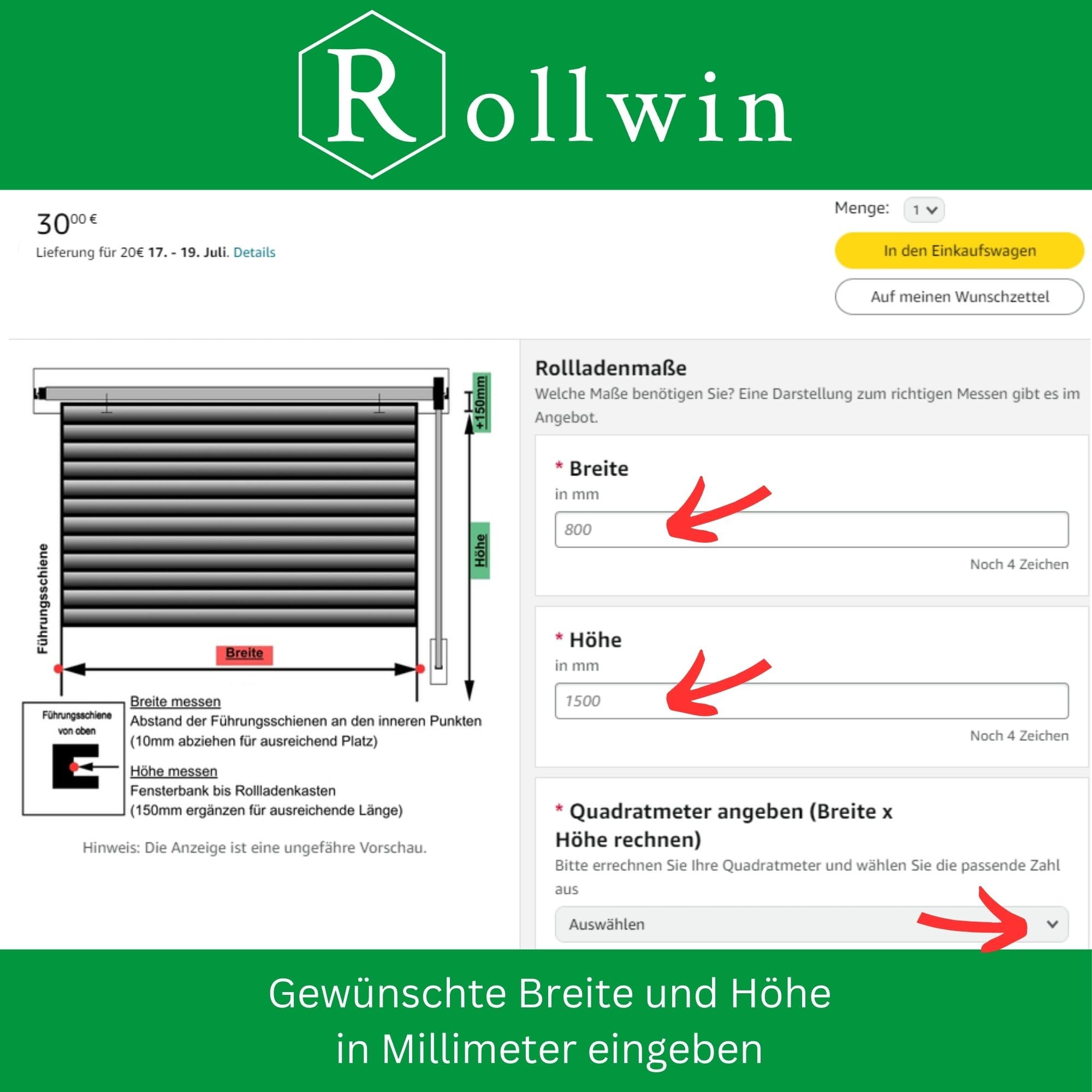 ROLLADEN PVC Mini 38 Weiss Ungebohrte Endleiste Rolladenpanzer Kunststoff Lamelle mit Hohlleiste Rollladenfenster Rollladen DEUTSCHE Produktion zum Einbauen Hier Konfigurieren »»