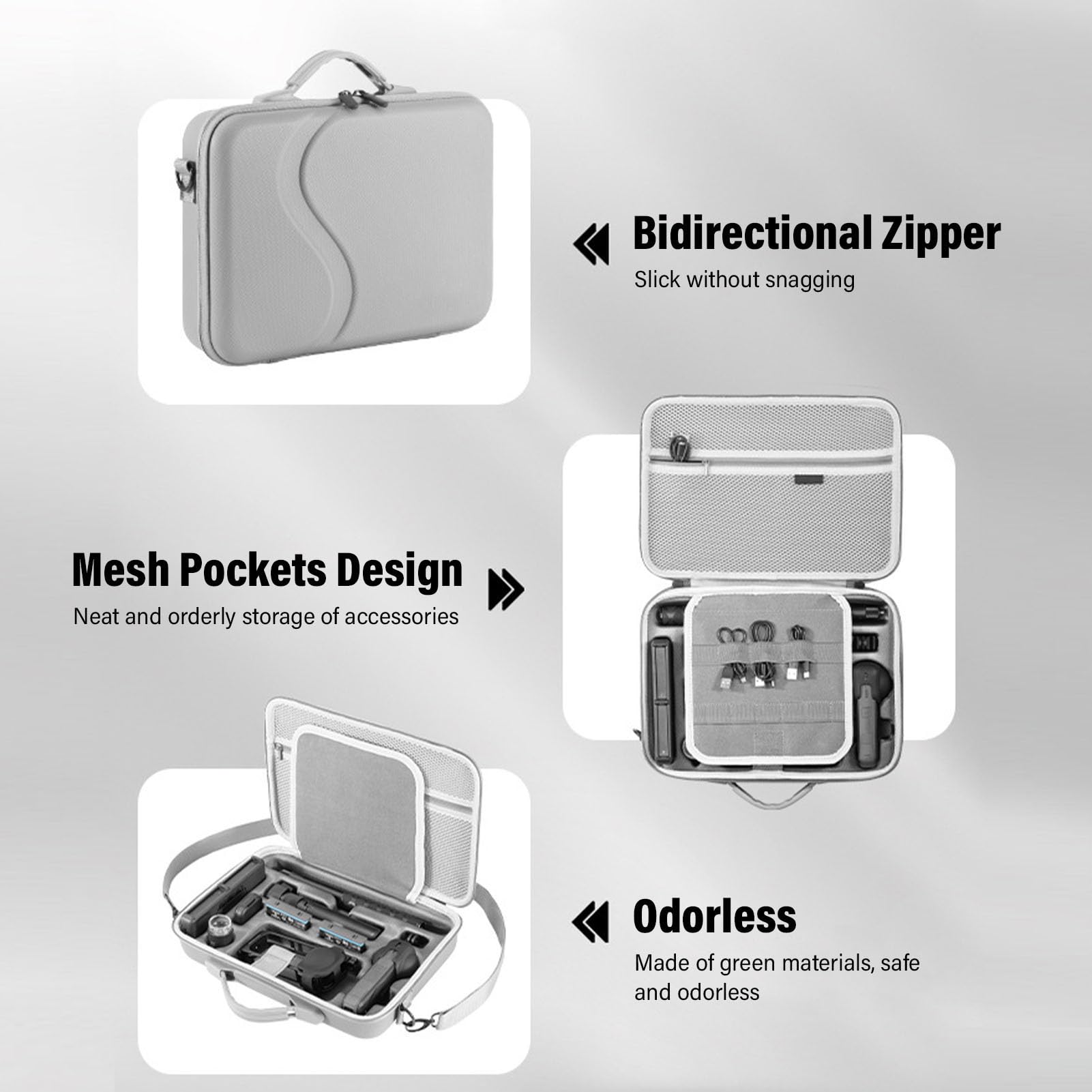 CHICIRIS Borsa per Fotocamera con Grande Capacità da Viaggio Custodia