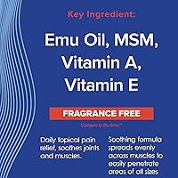 Vista 3 de True+Real Gel de aceite de emú, 12 oz