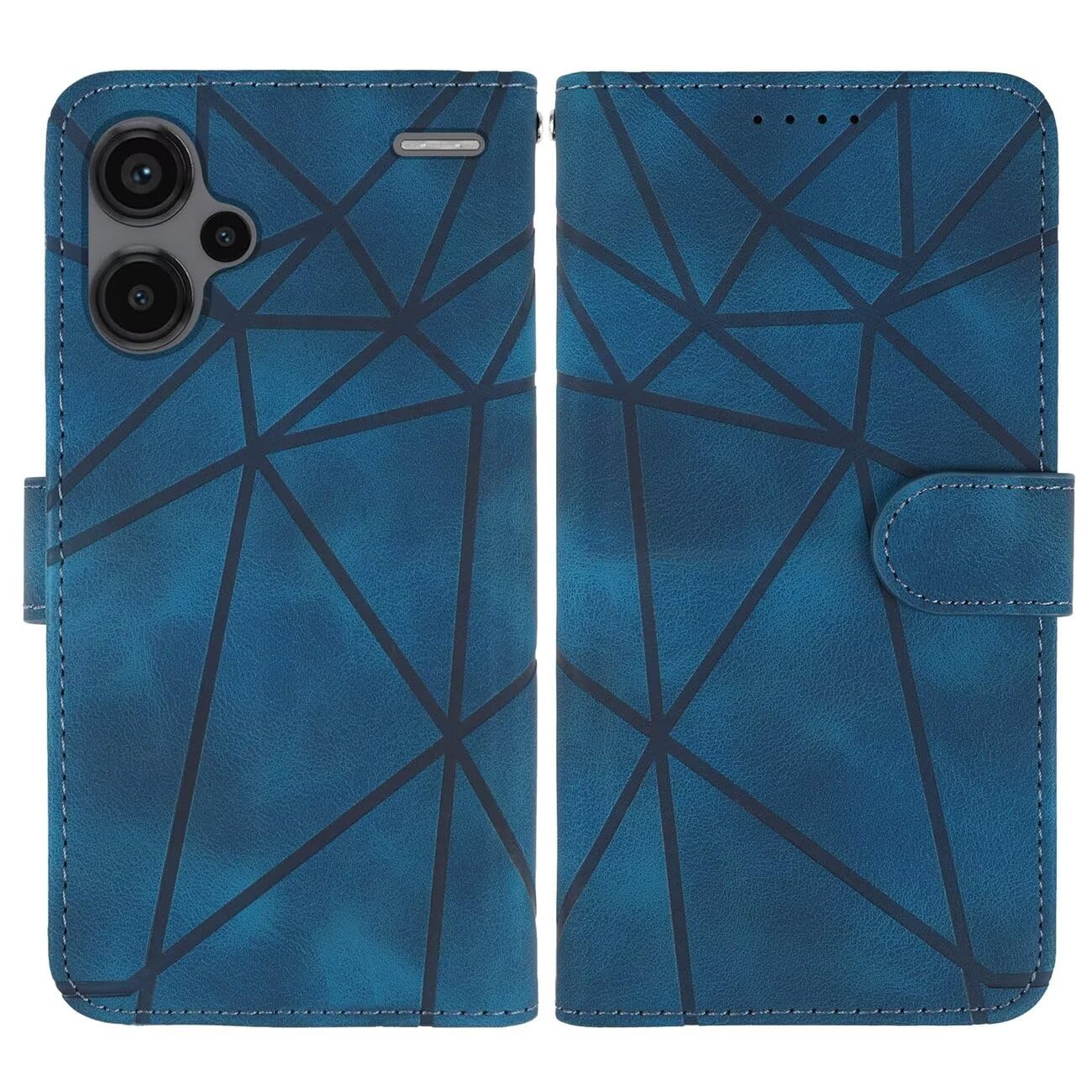 Wanyuexes Case for Redmi Note 13 Pro+ 5G/Note 13 Pro Plus 5G Wallet Case with Tempered Glass Screen Protector - Image 4