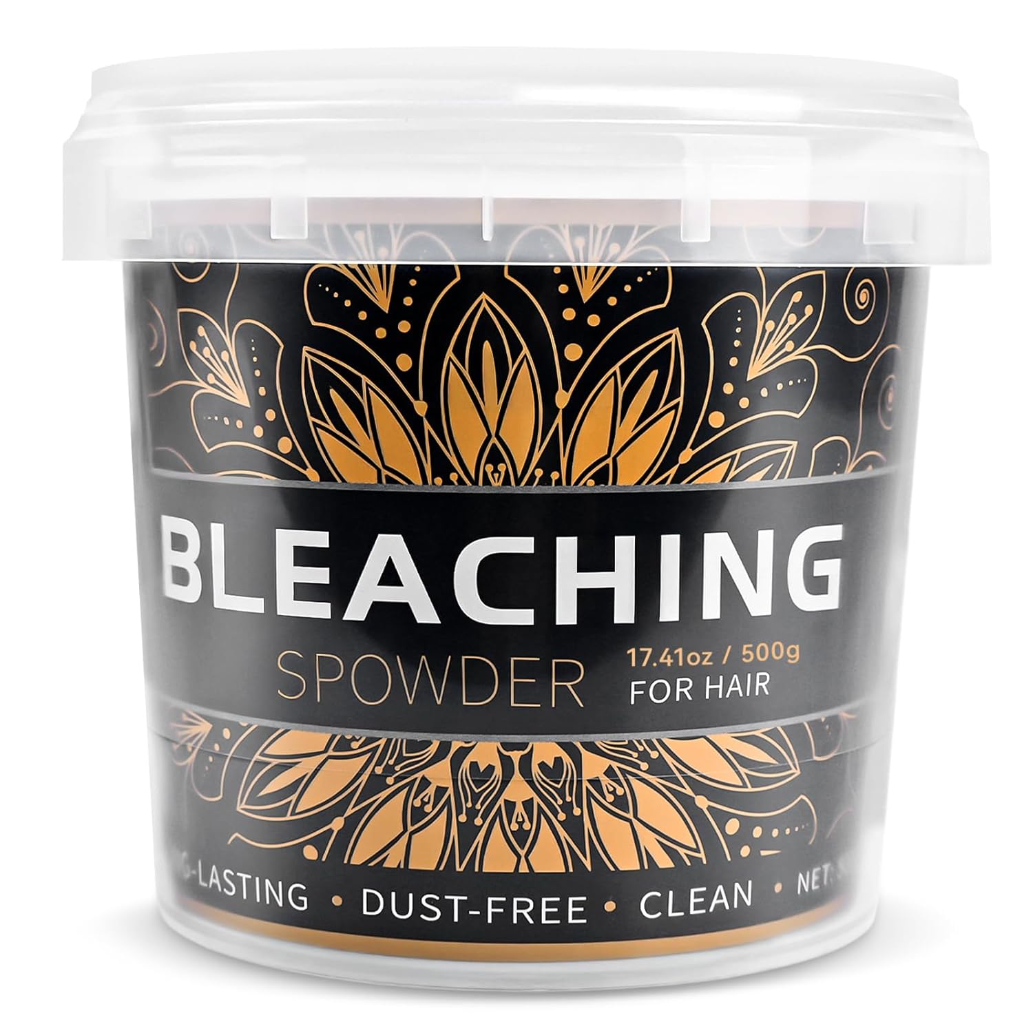 Hair Bleach 500g 17 41oz Large Capacity Salon Grade Bleach for Hair Mild Bleach Powder Quickly Remove Hair