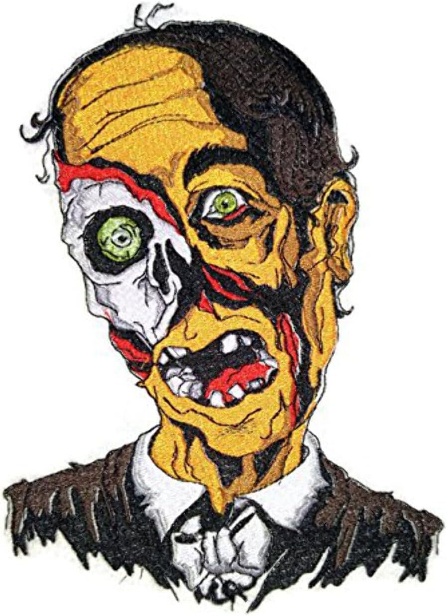 Custom and Unique Happy Halloween [Classic Monster Portraits-7]Embroidered Iron on/Sew Patch [7.8" *5. 6"] [Made in USA]
