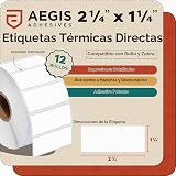 Etiquetas térmicas directo