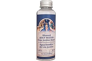 Pure Holy Water from Jordan River Authentic Baptismal Site Holy Land Catholic...