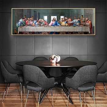 Amazon｜レオナルド・ダ・ヴィンチによる最後の晩餐壁の