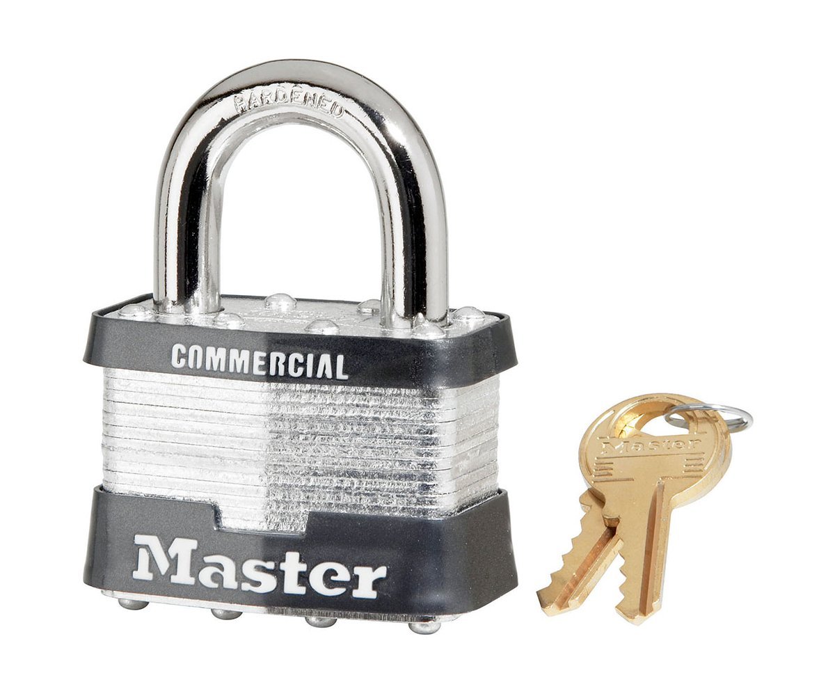 Master Lock Lucchetto laminato con arco da 2,5 cm - N. 5DCOM