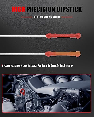 Miniatura 413 de CCIYU L3G6-10-450F - Varilla de aceite de motor de repuesto para Mazda 3 2012-2015 para Mazda 5 2011-2013 para Mazda 6 2010-2012 para Mazda CX-7 Dip