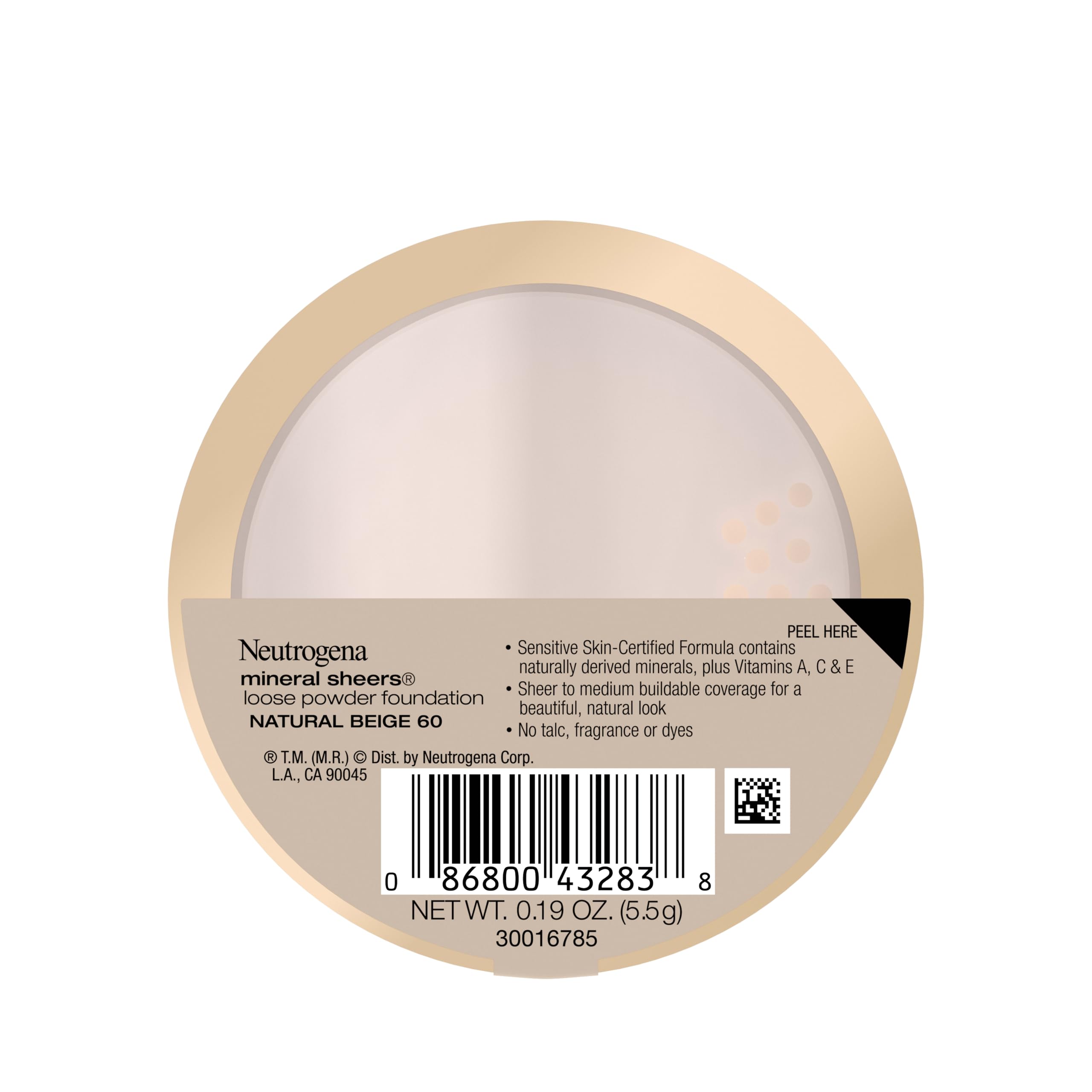 Neutrogena Mineral Sheers Loose Powder, Natural Beige, 0.19 Ounce