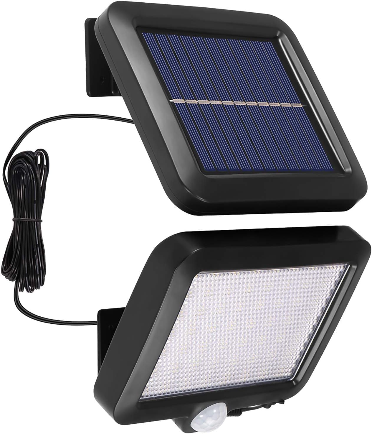 OurLeeme Solar Wall Lights, Outdoor PIR Motion Sensor Bright Solar Powered Porch LED Lights, Security Lighting for Front Door Shed Patio Barn Garage