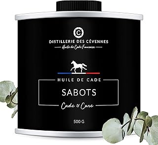 Distillerie des Cévennes - Huile de Cade pour Chevaux - Soin des Sabots - 500g - La Seule Huile 100% Fabriquée et Distillée en France