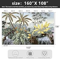 Vista 52 de Gold Modern Feather Fabric Wallpaper Living Room Bedroom Bathroom Large Wall Mural- 137"x96"（ not Peel and Stick）