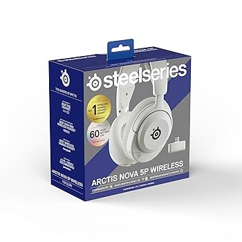 SteelSeries Arctis Nova 5P Wireless ホワイト Arctis Nova 5P Wireless - White