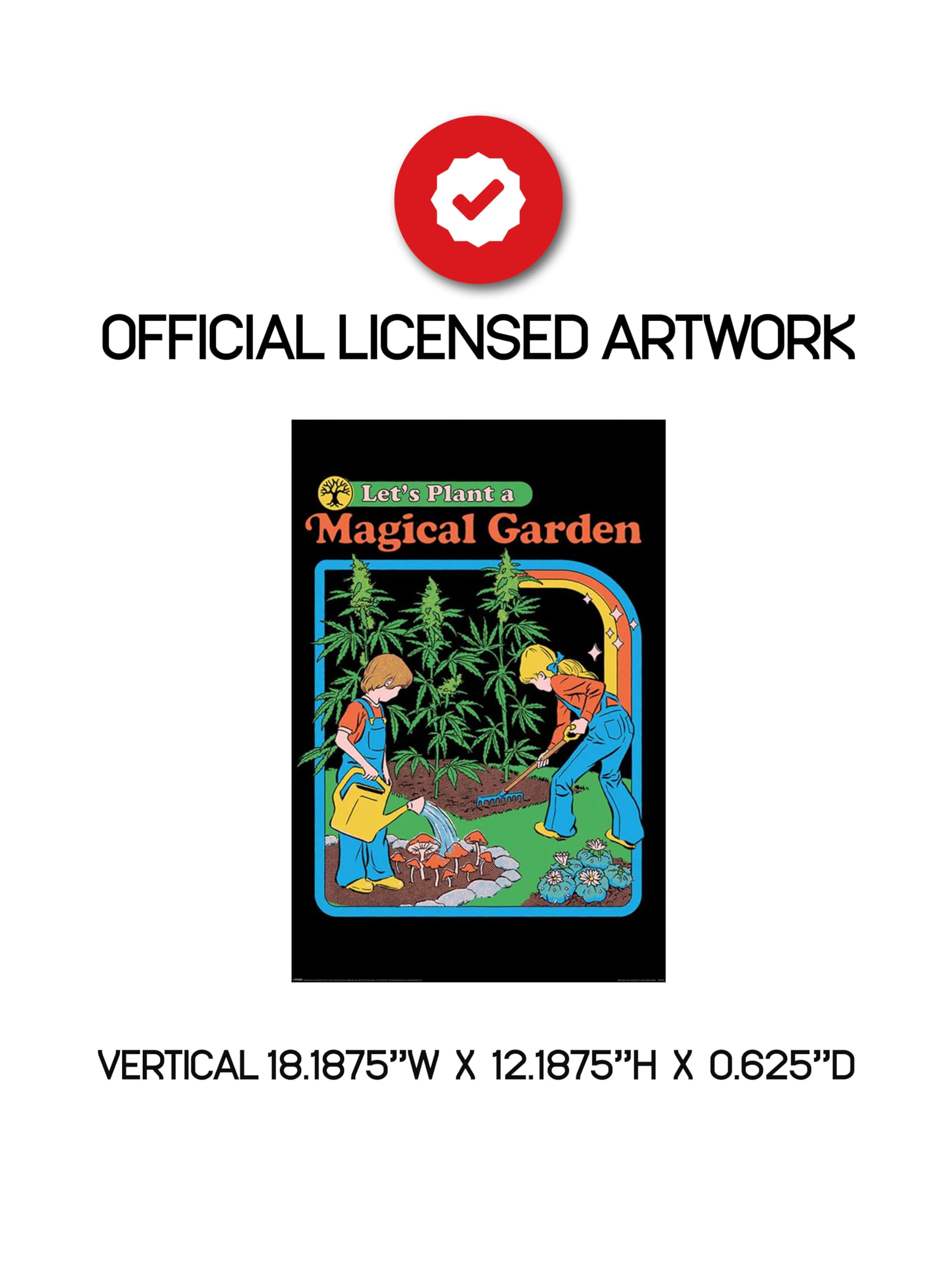 Amazon.com: Pyramid America Steven Rhodes - Let's Plant a Magical Garden  Poster - (24 x 36-inch) - Perfect Steven Rhodes Poster for Room Decor, Home  Decor, and Wall Decor - Iconic Steven