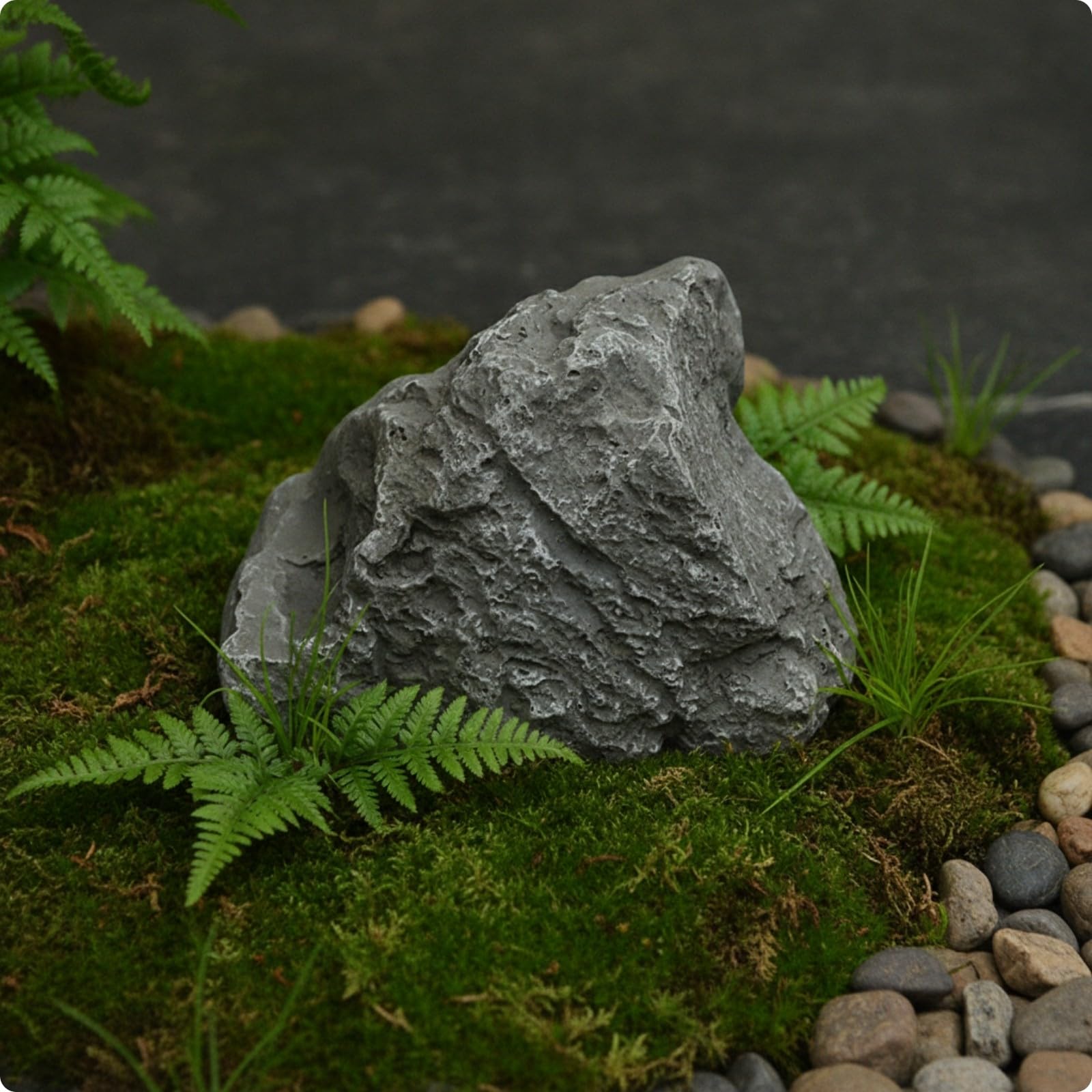 KESOTO Piedra Ornamental Fibra Vidrio | Realistas, Artificiales, s, para Patio, vitrinas, Paisajistas,