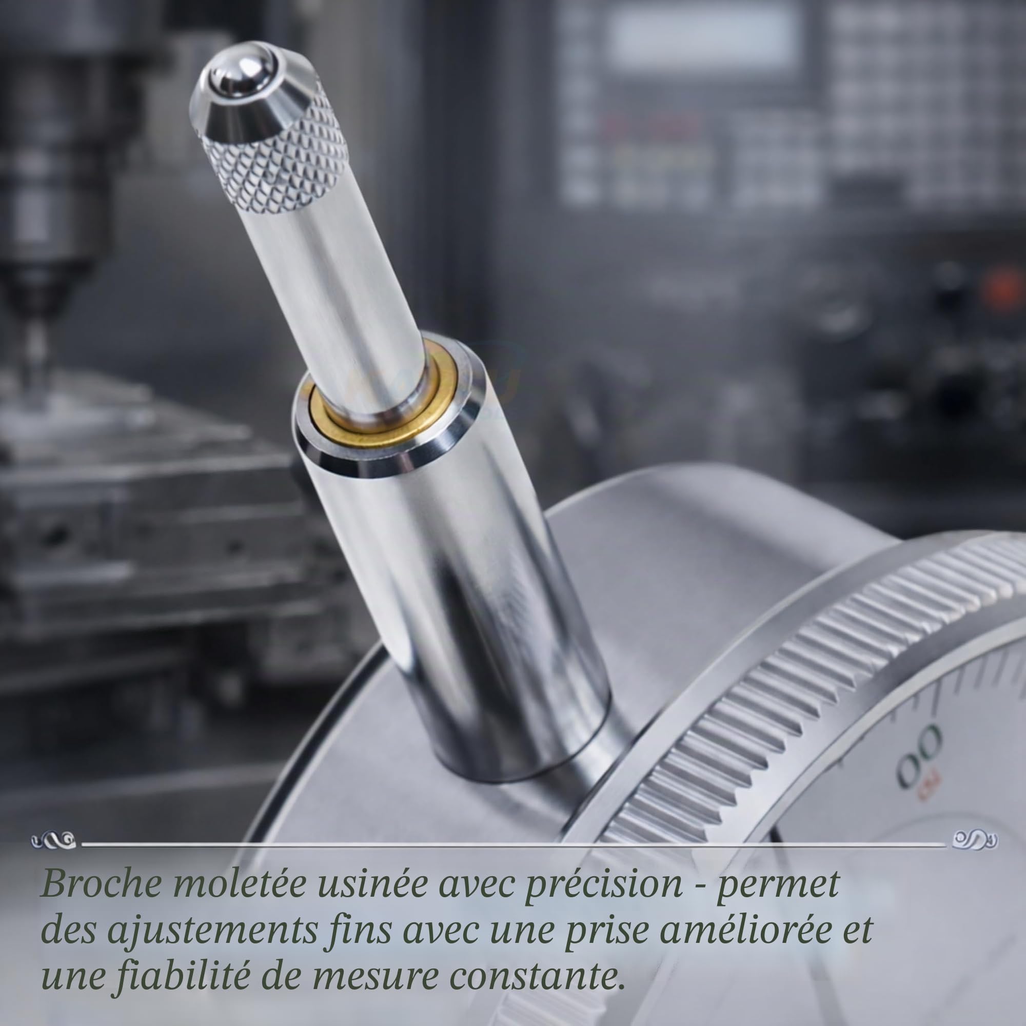 KATSU Jauges d'Alésage, 50-160mm Métrique 0,01mm Précision Indicateur de Diamètre d'Alésage à Cadran Kit d'Outils de Mesure de Fraisage de Trou Interne de Cylindre de Moteur 401115