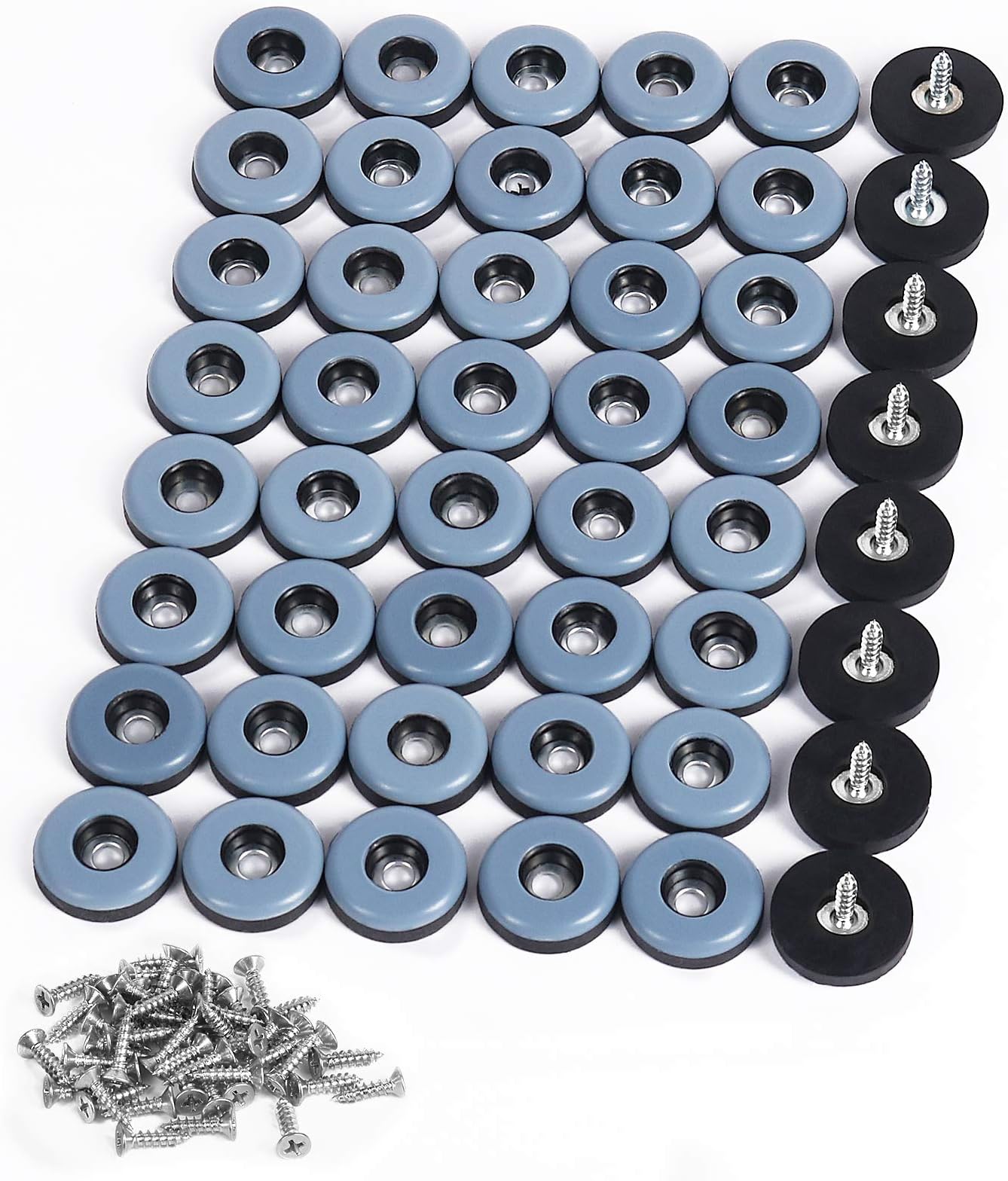 48pcs Screw in Sliders