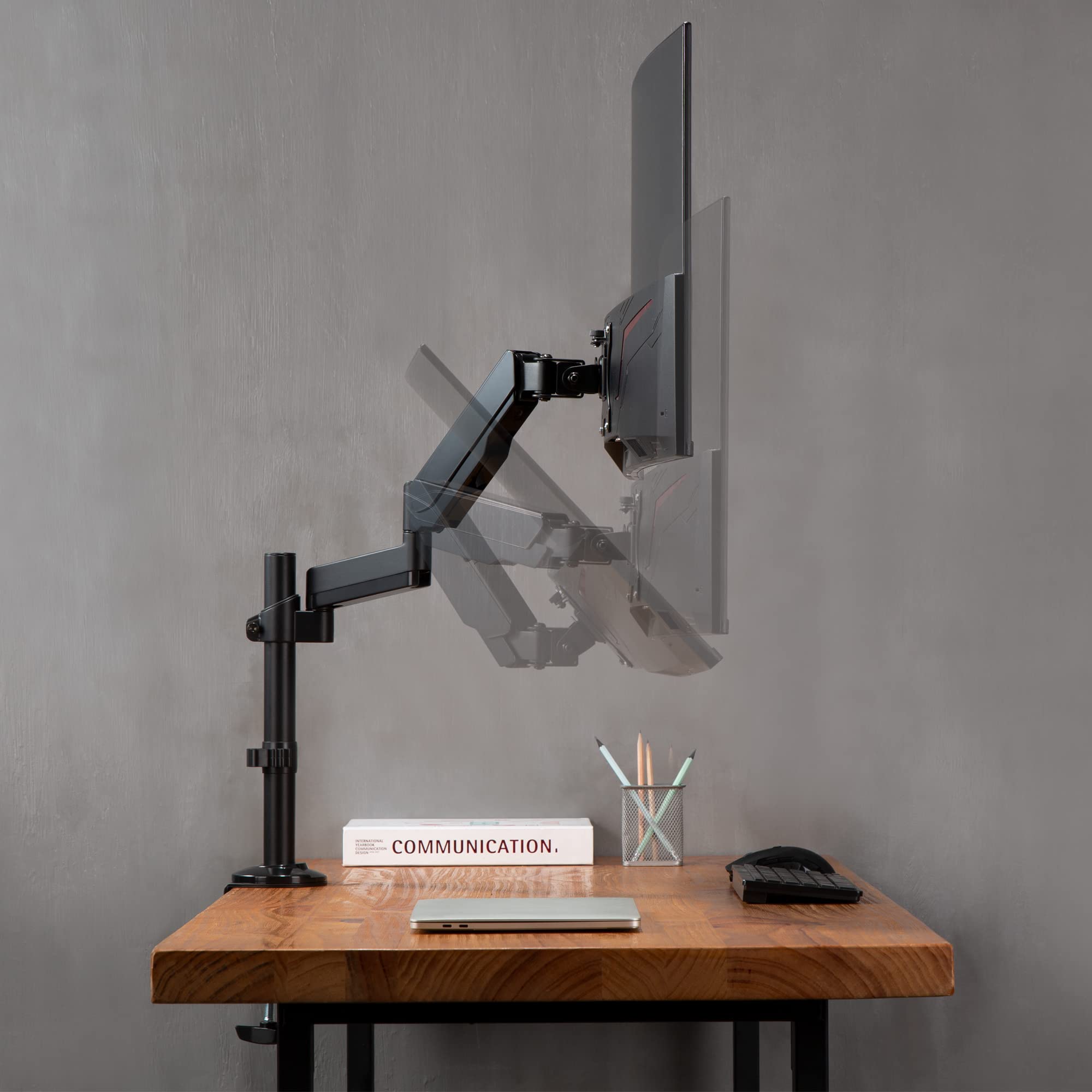 Amazon.co.jp: AVLT PC モニターアーム ポール付け 17~38インチ対応 耐