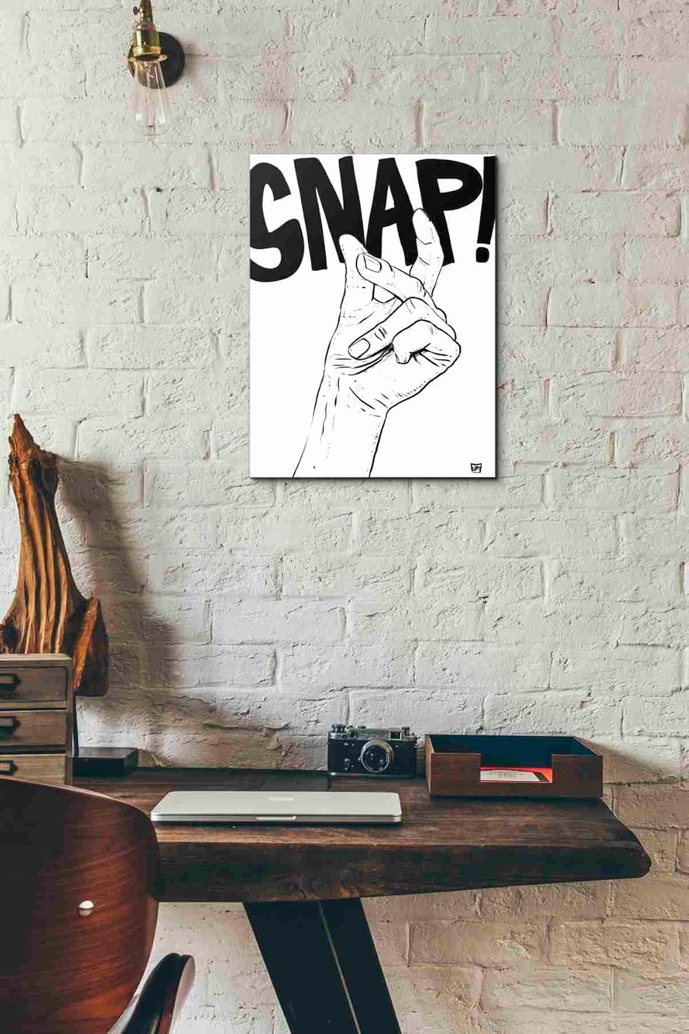 Epic Graffiti 'Snap' by Giuseppe Cristiano, Canvas Wall Art, 12"x16"