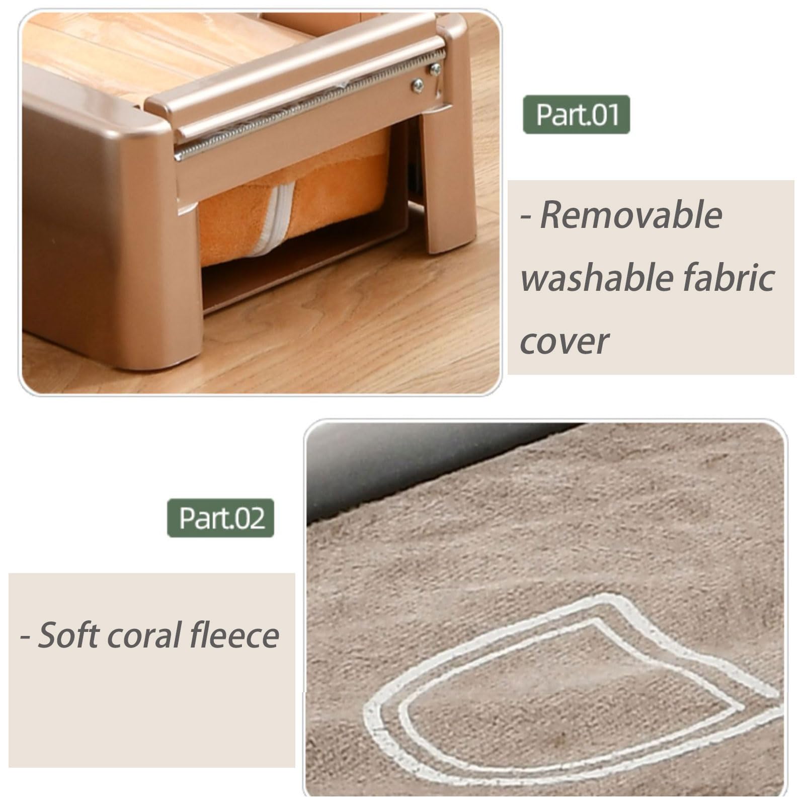 Dispenser Copriscarpe con Copriscarpe in Plastica USA E Getta da 600 Pezzi, Copriscarpe Automatici Durevoli, Dispenser Copriscarpe Antiscivolo per Interni, Negozio, Ufficio,Oro