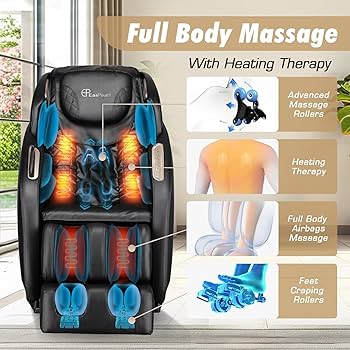 Amazon.com: EASPEARL 2025 Massage Chair Full Body,SL-Track Zero