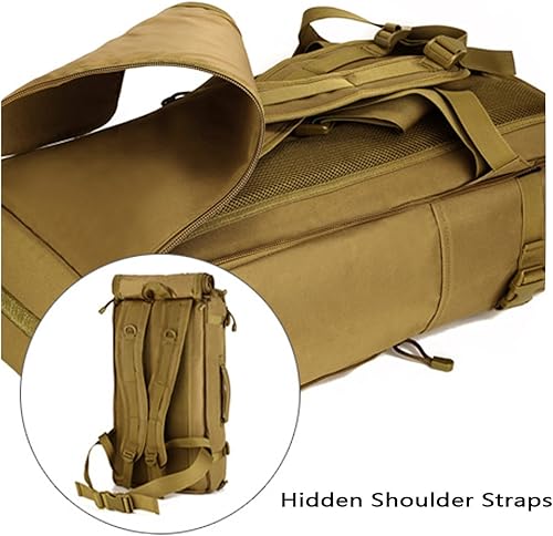 Miniatura 6 de Huntvp mochila táctica militar de 11 galones, 3 compartimientos adheribles, para exteriores